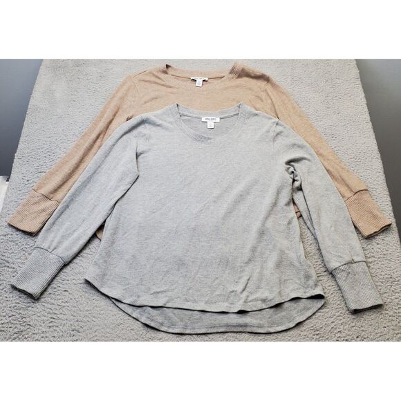 Lot of 2 Nine West Sweater Womens 2XL Multi Knit Long Sleeve Crew Neck Pullover‎ - Picture 1 of 13